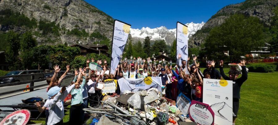 Courmayeur – Torna ‘Clean-Up Tour’: Insieme per contribuire al benessere delle montagne